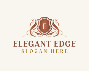 Luxury Shield  Insignia logo design