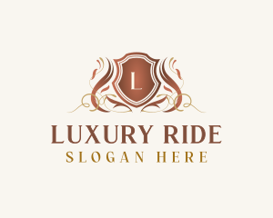 Luxury Shield  Insignia logo design