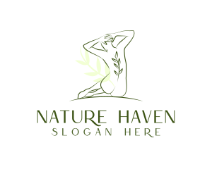 Natural Body Feminine logo design