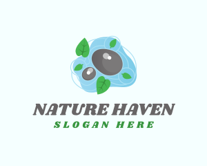 Nature Stone Pebble logo design