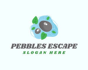 Nature Stone Pebble logo design