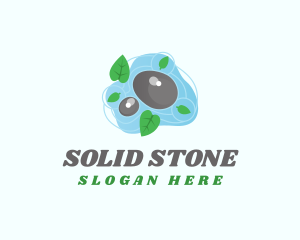 Nature Stone Pebble logo design