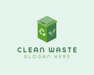 Trash Bin Sanitation logo design