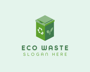 Trash Bin Sanitation logo design