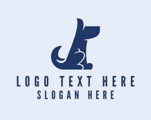 Sitting Dog Trainer  logo