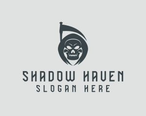 Evil Skull Reaper logo design