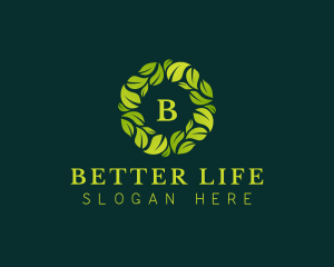 Organic Leaf Gardening logo design