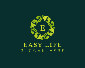 Organic Leaf Gardening logo design