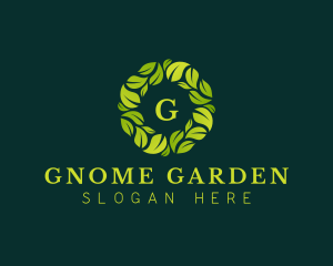 Organic Leaf Gardening logo design