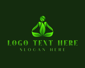 Meditation Leaves Yoga logo