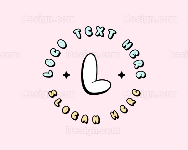 Cute Quirky Bubble Logo