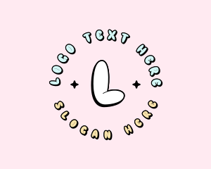 Cute Quirky Bubble Logo