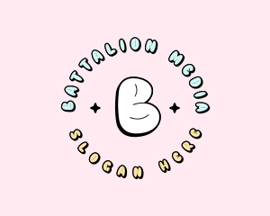 Cute Quirky Bubble logo design