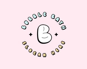 Cute Quirky Bubble logo design