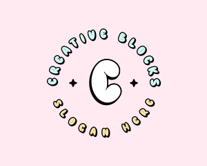 Cute Quirky Bubble logo design