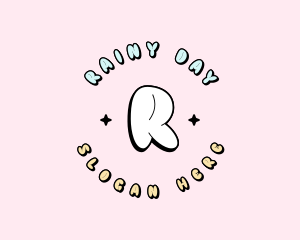 Cute Quirky Bubble logo design