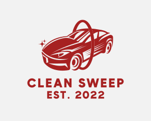 Sparkly Clean Car logo design