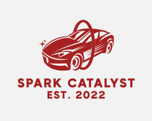 Sparkly Clean Car logo design