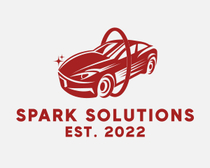 Sparkly Clean Car logo design