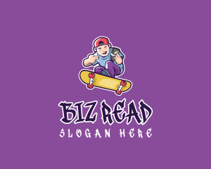 Rich Skater Boy logo design