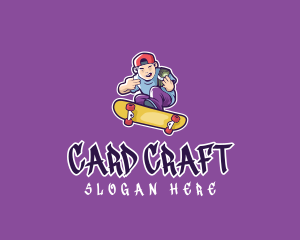 Rich Skater Boy logo design