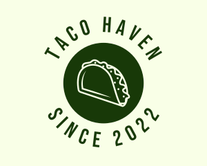 Green Taco Circle logo design