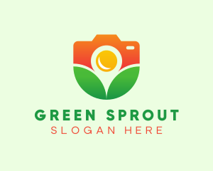 Sun Sprout Camera logo design