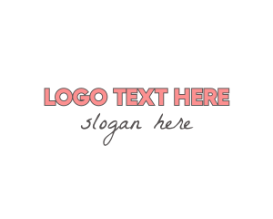 Beauty & Feminine Text Font logo