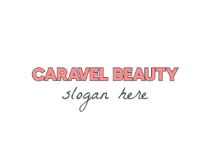 Beauty & Feminine Text Font logo design