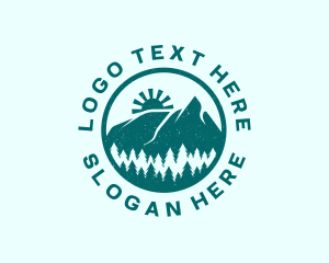 Mountain Sun Forest Logo