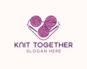 Heart Knitting Yarn logo