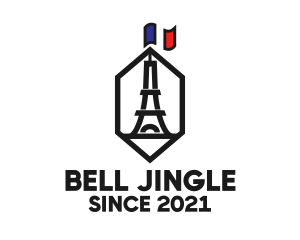 Eiffel Tower Landmark logo design