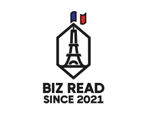 Eiffel Tower Landmark logo design