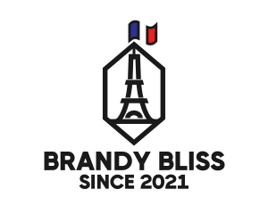 Eiffel Tower Landmark logo design