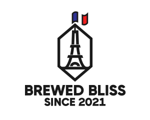 Eiffel Tower Landmark logo design