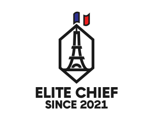 Eiffel Tower Landmark logo design