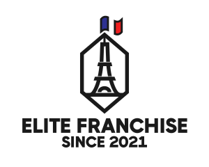 Eiffel Tower Landmark logo design