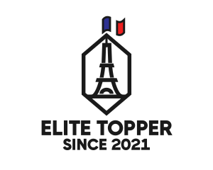 Eiffel Tower Landmark logo design