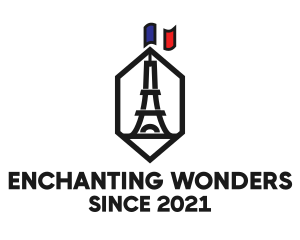 Eiffel Tower Landmark logo design