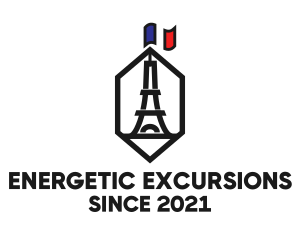 Eiffel Tower Landmark logo design