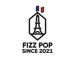 Eiffel Tower Landmark logo design