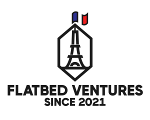 Eiffel Tower Landmark logo design