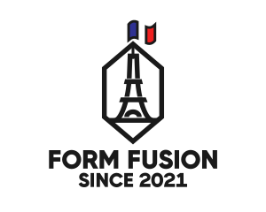 Eiffel Tower Landmark logo design