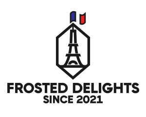 Eiffel Tower Landmark logo design