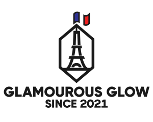 Eiffel Tower Landmark logo design