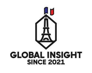 Eiffel Tower Landmark logo