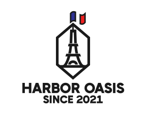 Eiffel Tower Landmark logo design