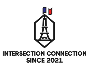 Eiffel Tower Landmark logo design