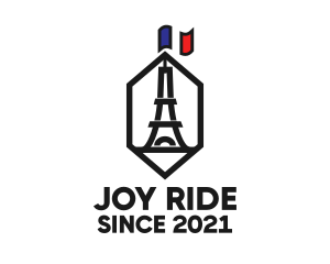 Eiffel Tower Landmark logo design