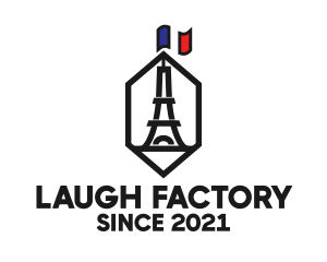 Eiffel Tower Landmark logo design